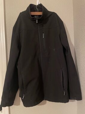 Weatherproof Men's Black Lightweight Softshell Jacket